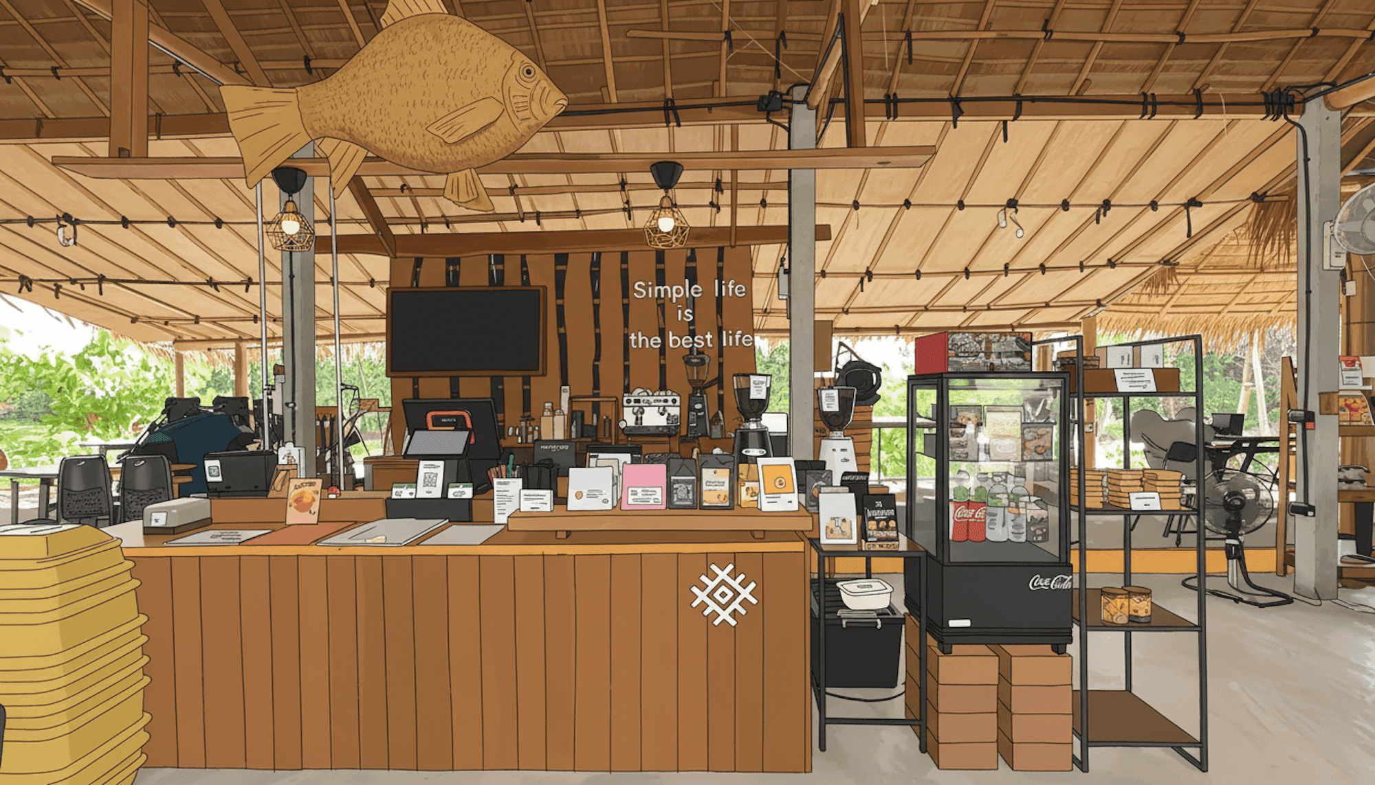 แม่น้ำเดอคาเฟ่ (Maenam de Café) รีวิว เพชรบุรี