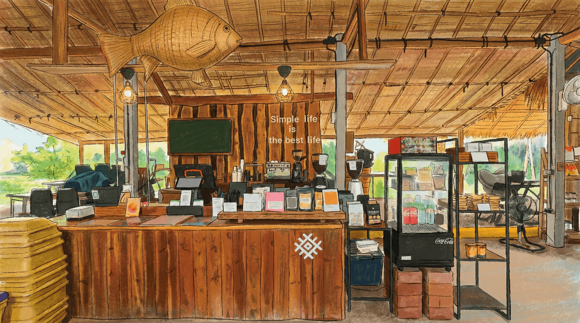 แม่น้ำเดอคาเฟ่ (Maenam de Café) รีวิว เพชรบุรี รูปที่ 4